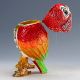 Chinese Collectable Cloisonne Inlaid Rhinestone Handwork Owl Statue D1436 Birds photo 6