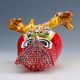 Chinese Collectable Cloisonne Inlaid Rhinestone Handwork Owl Statue D1436 Birds photo 8