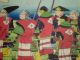 Orig Japanese Woodblock Print Warrior ' S March Picture Sunrise Beginning Of Fight Prints photo 5