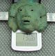 Very Rare Relic Roman Bronze Statuette - Theatrical Mask 1st Century Ad (1058 -) Roman photo 5