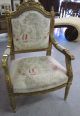 2 Chairs - Vintage Gilt Louis 16th French Hand Carved Armchairs In 1935 Movie 1900-1950 photo 1