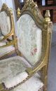 2 Chairs - Vintage Gilt Louis 16th French Hand Carved Armchairs In 1935 Movie 1900-1950 photo 2