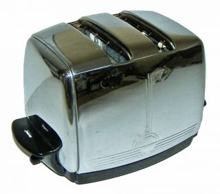 【nice】vintage 50s Sunbeam T - 20c Automatic Radiant Control 2 - Slot Chrome Toaster photo