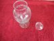 Vintage Clear Glass Footed Apothecary Jar Storage Candy With Lid (js) Bottles & Jars photo 1