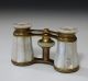 Antique Wendome Paris Mother Of Pearl Opera Glasses/binoculars With Leather Case Optical photo 9