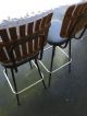 2 Mid Century Bar Stools Arthur Uminoff Style Comfort Line Euc Mid-Century Modernism photo 1