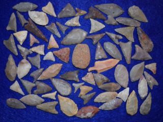 70 Common Sahara Neolithic Tools,  Plus One Celt photo