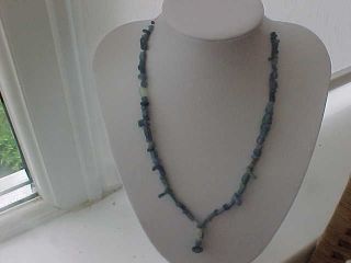 String Of Roman Blue Coloured Glass Beads Circa 100 - 400 A.  D. photo