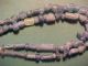 String Of Roman Blue Coloured Glass Beads Circa 100 - 400 A.  D. Roman photo 2