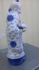 China Antique Whiter And Blue Porcelain God Of Longevity Men, Women & Children photo 3