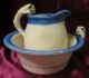 Antique Hand Painted Cat Handled Creamer & Matching Cereal Bowl C.  1945 Japan Creamers & Sugar Bowls photo 4