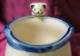 Antique Hand Painted Cat Handled Creamer & Matching Cereal Bowl C.  1945 Japan Creamers & Sugar Bowls photo 5