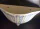 Vintage Blue & White Wall Pocket Planter Hand Painted Ceramic Italy Planters photo 1