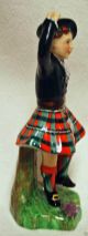 Vintage Radnor Bone China England Wee Laddie Macgregor Scottish Dancer Figurine Figurines photo 4
