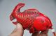 Exquisite Chinese Red Coral Hand Carved Fish Snuff Bottle Snuff Bottles photo 2