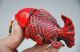 Exquisite Chinese Red Coral Hand Carved Fish Snuff Bottle Snuff Bottles photo 4