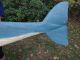 Antique Old Wooden Painted Humpback Whale Weathervane From Gloucester,  Ma 50 