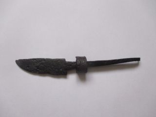 Ancient Iron Knife Viking 8 - 11 Centuries photo