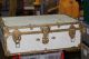 Vintage Steamer Trunk Train Luggage Chest Old Coffee Table Antique Storage 1900-1950 photo 1