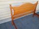 57435 Solid Maple Full Size Bed W/ Wood Rails Post-1950 photo 1