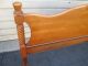 57435 Solid Maple Full Size Bed W/ Wood Rails Post-1950 photo 3