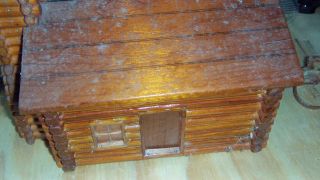 Vintage Log Cabin Model photo