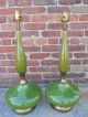 Vintage Mid Century Modern Retro Green Table Lamps Eames Era Mid-Century Modernism photo 7