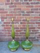 Vintage Mid Century Modern Retro Green Table Lamps Eames Era Mid-Century Modernism photo 8