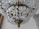 Exquisite Old Vintage Chandelier Dripping Crystals Wedding Cake Empire Shape Chandeliers, Fixtures, Sconces photo 3