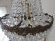 Exquisite Old Vintage Chandelier Dripping Crystals Wedding Cake Empire Shape Chandeliers, Fixtures, Sconces photo 4