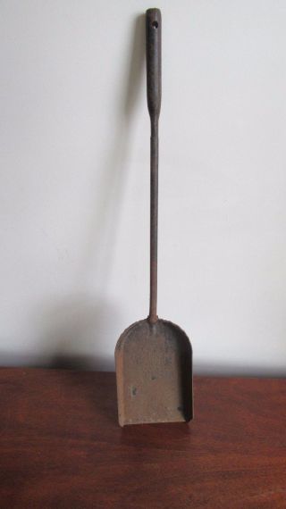 Vintage/antique Neverbreak Fire 24 ' Iron Shovel - Fireplace/ Stove Tool,  1926 photo