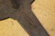 Fantastic Late 17th C Pilgrim Period Cast Iron Footed Griddle Fluted Handle Primitives photo 9
