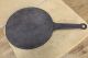 Fantastic Late 17th C Pilgrim Period Cast Iron Footed Griddle Fluted Handle Primitives photo 2