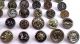 60 Antique & Vintage Small/medium Metal Picture Buttons - With Low Starting Bid Buttons photo 2