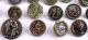 60 Antique & Vintage Small/medium Metal Picture Buttons - With Low Starting Bid Buttons photo 4