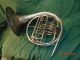 Vintage C.  G.  Conn Ltd Silver French Horn Ser 401626,  Case - Antique Horn Brass photo 6