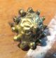 Ancient Viking Gold Gilt Button Granulated 900 - 1100ad (useable Clasp Too) Rare Viking photo 1