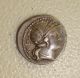 77 Bc L.  Rutilius Flaccus Roma/victory Ancient Roman Republic Silver Denarius Vf Roman photo 1