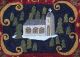 Merry Christmas Primitive Hand Hooked Rug Primitives photo 2