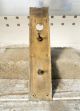 Antique/vintage Brass Commercial/public Door Pull Handle W/ Lock Opening Other Mercantile Antiques photo 1