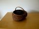 Antique Egg Basket Patina No Problems Good Med - Sm Weave Folk Primitive Primitives photo 6