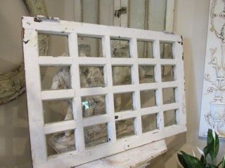 The Best Old Vintage Architectural Window 20 Panes White Vertical Or Horizontal photo