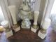 4 Fabulous Old Architectural Repurposed Church Posts Candle Holders Chippy White Columns & Posts photo 5