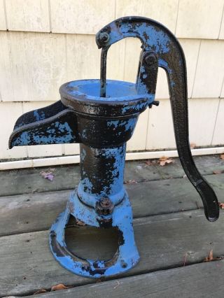 Vintage Hudson Cast Iron Well Pump Cistern Well Water Hand Pump_oshkosh Usa photo