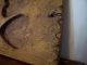 Primitive Styled Wooden Wood Heart Mold - Mustard Paint Primitives photo 3