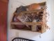 Primitive Styled Wooden Wood Heart Mold - Mustard Paint Primitives photo 7