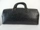 Vintage 1960s Lilly Black Pebble Leather Medical Doctor Bag Doctor Bags photo 2