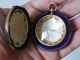 Cased Victorian Fob Magnifiyer Compass 
