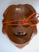 Vintage Japanese Carved Wood Noh Mask Okina Old Man Signed Circa 1960 - 70 ' S Masks photo 2