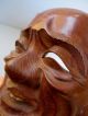 Vintage Japanese Carved Wood Noh Mask Okina Old Man Signed Circa 1960 - 70 ' S Masks photo 4